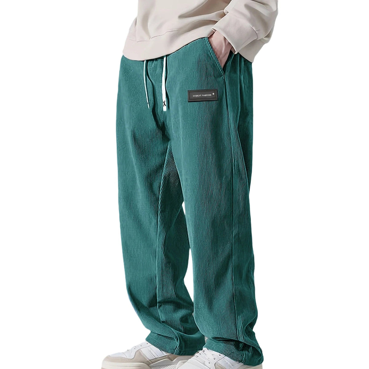 Corduroy Broek | Comfortabele Wijde Jogger Heren