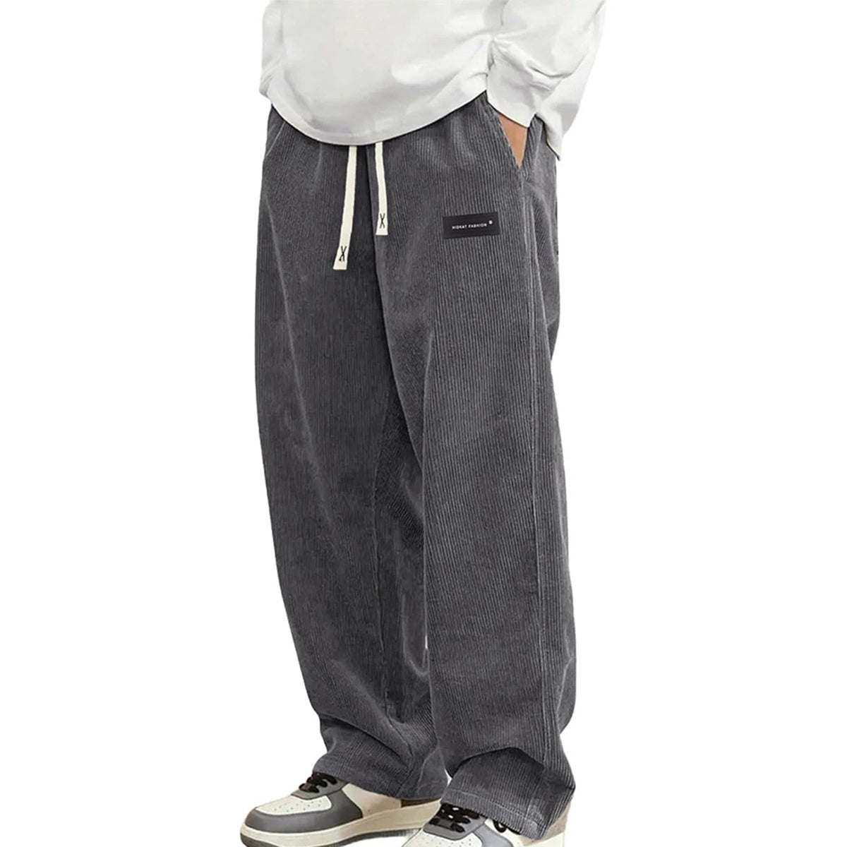 Corduroy Broek | Comfortabele Wijde Jogger Heren