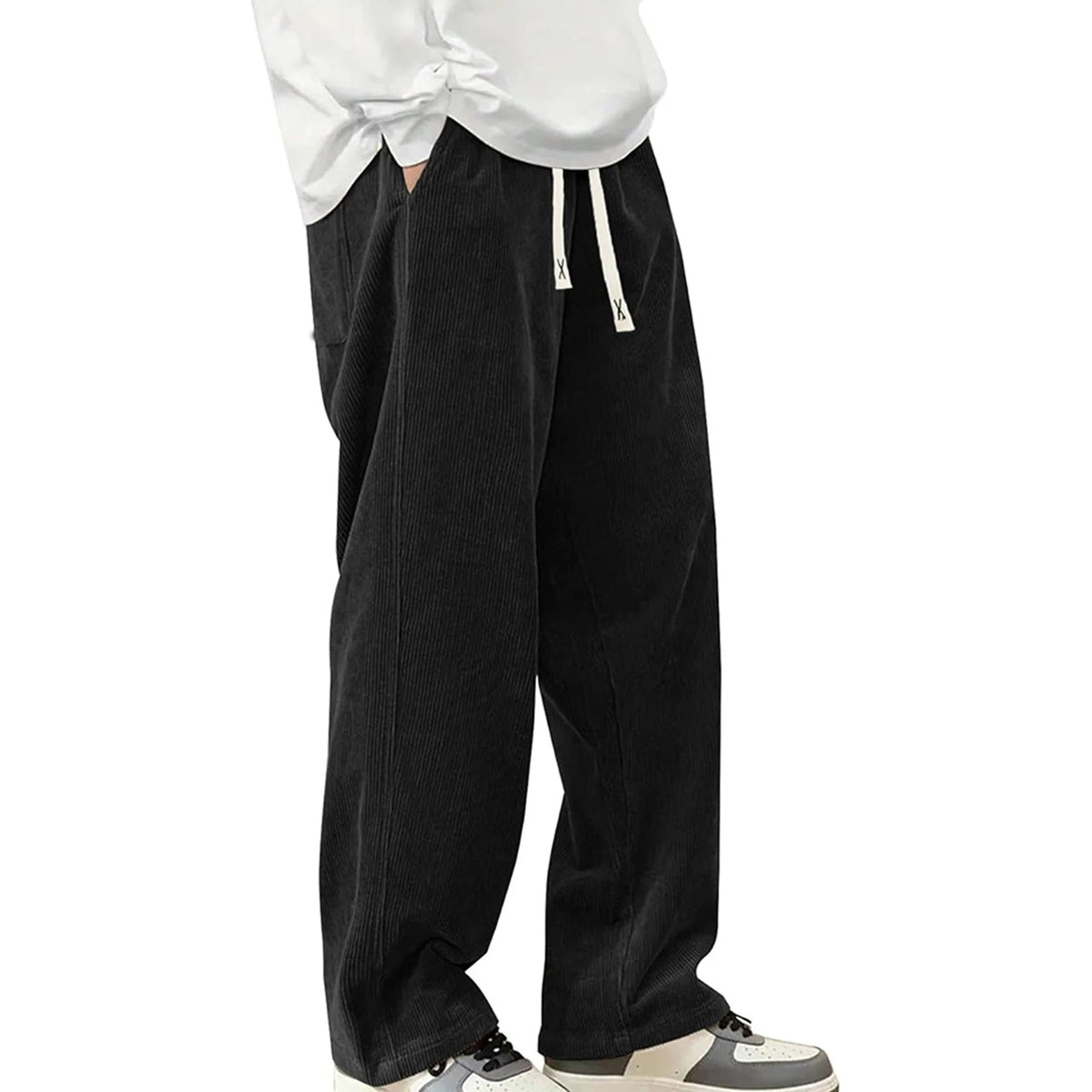 Corduroy Broek | Comfortabele Wijde Jogger Heren