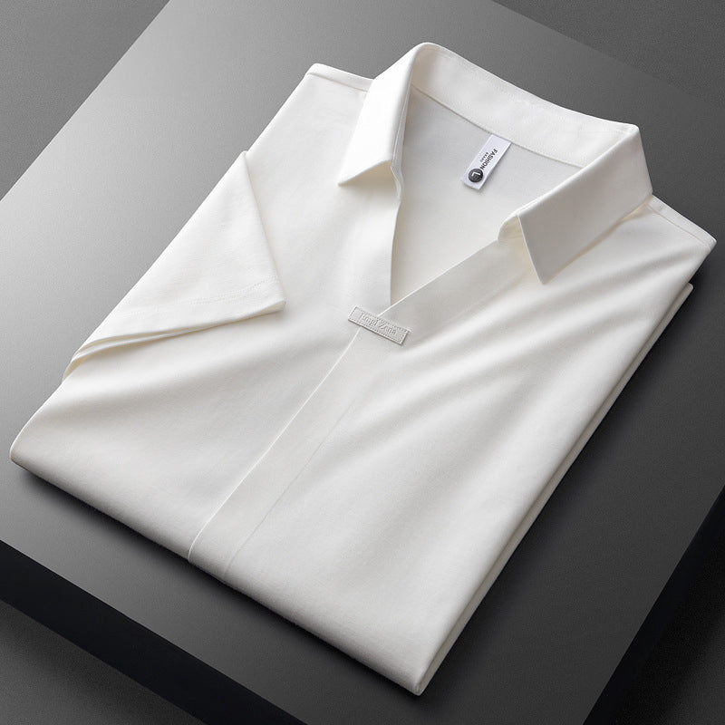 Cornelio Katoen Zijde Polo Shirt