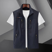 Multi-Pocket Utility Heren Zomerreisvest