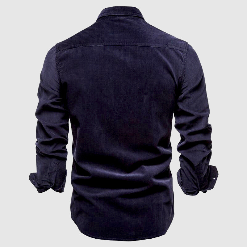 Denim Polo Heren | Cargo Stijl & Dubbele Borstzakken