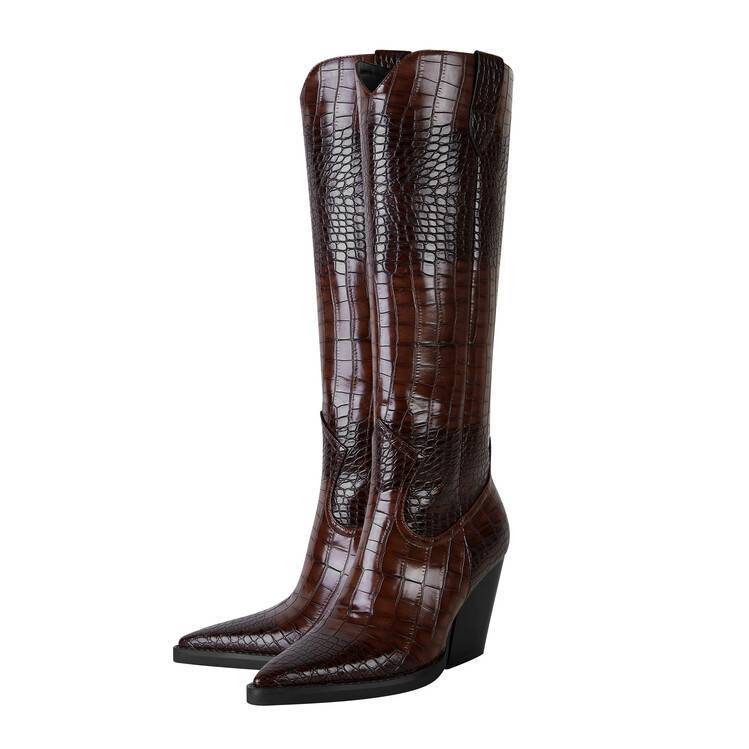 Westlyn Croc Leren Laarzen
