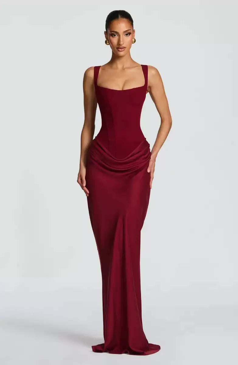 Eleonora | Tijdloze minimalistische maxi-jurk