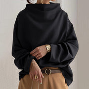Elidi | Casual top met hoge hals