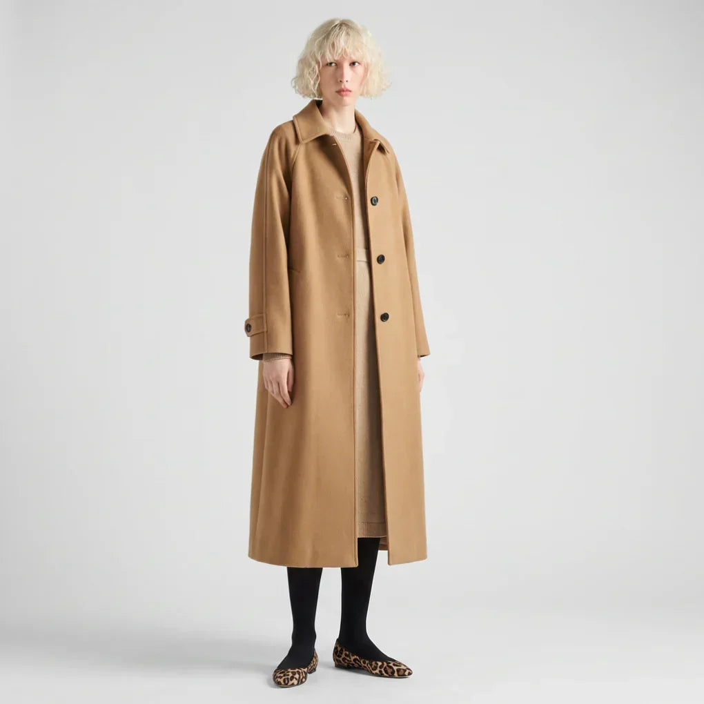 Vrouwen Elegant Lange Jas