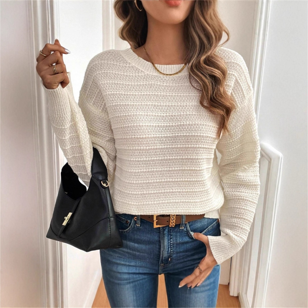 Vrouwen Bow-Back Pullover Sweater