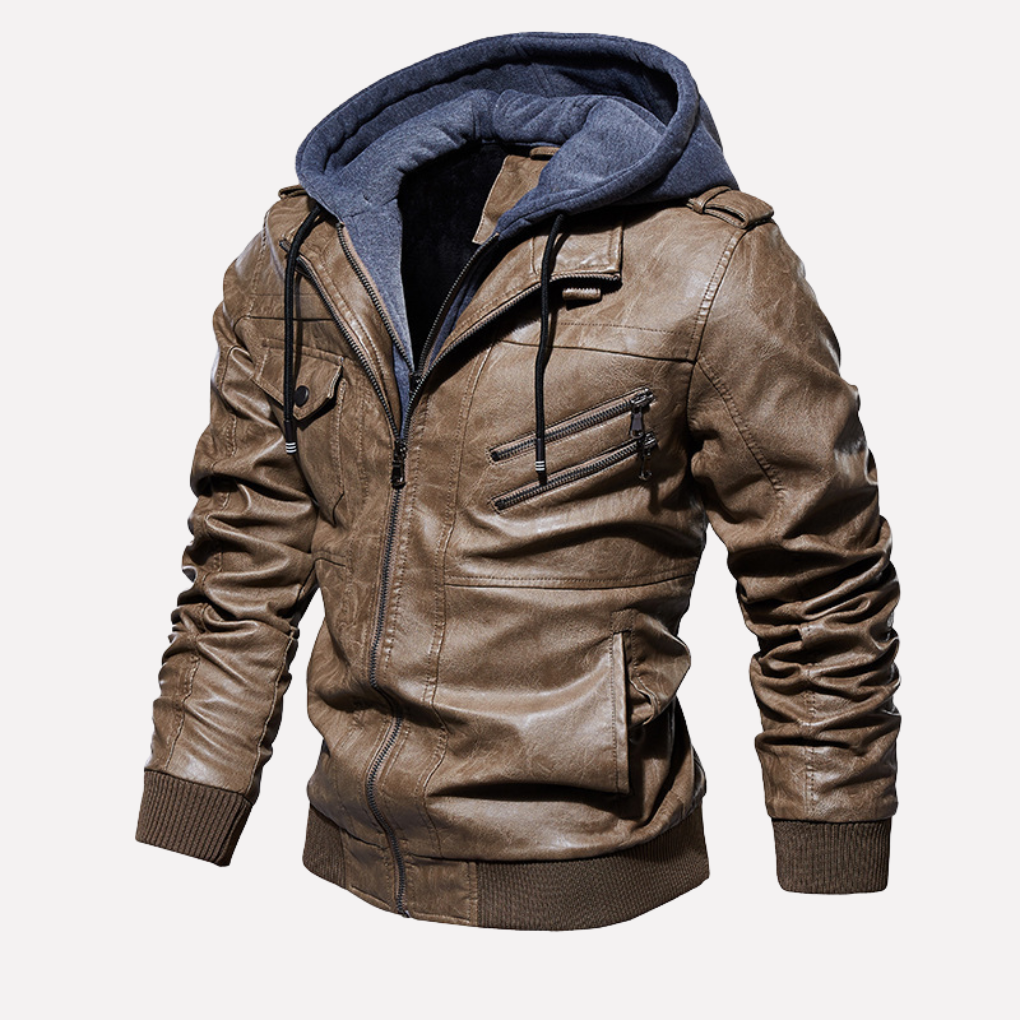 Mannen Winterjas met Bontkraag