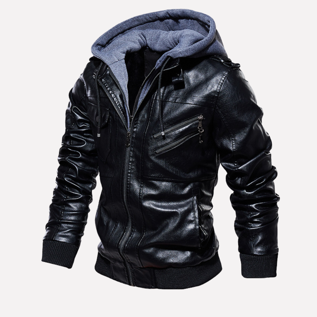 Mannen Winterjas met Bontkraag