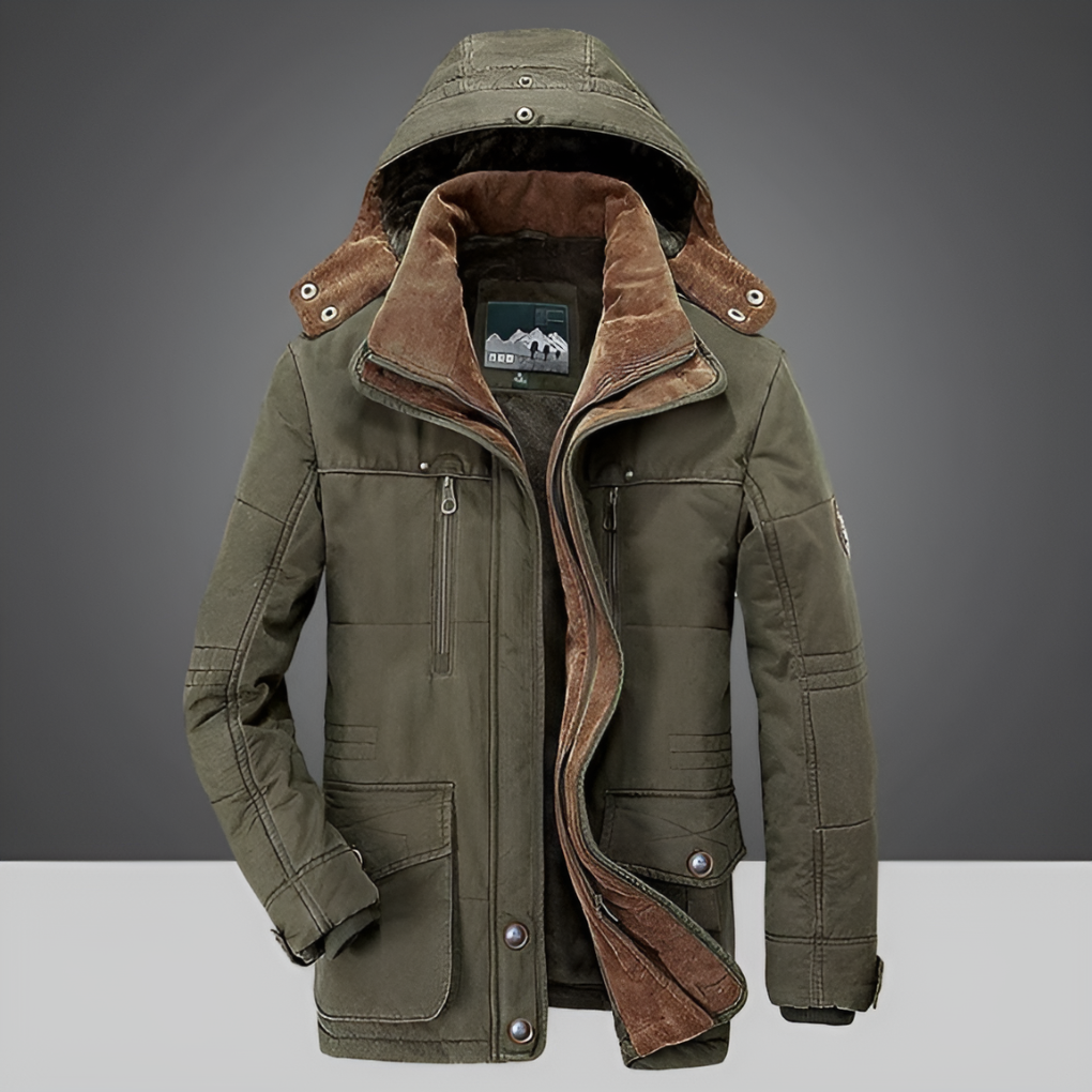Heren Warm Winterjas