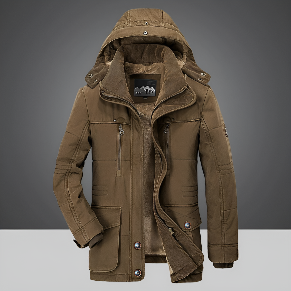 Heren Warm Winterjas