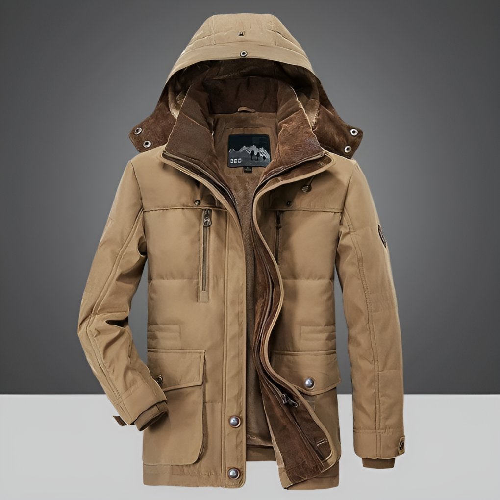 Heren Warm Winterjas