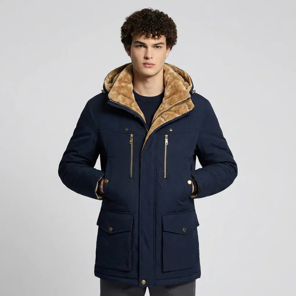 Heren Warm Winterjas