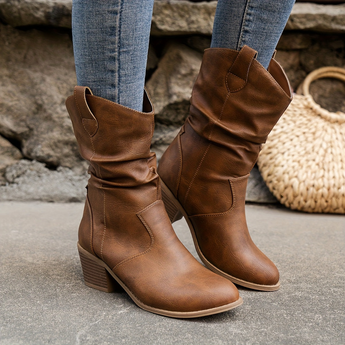 Enkellaarzen Dames | Stevige Blokhak & Stoere Western Look