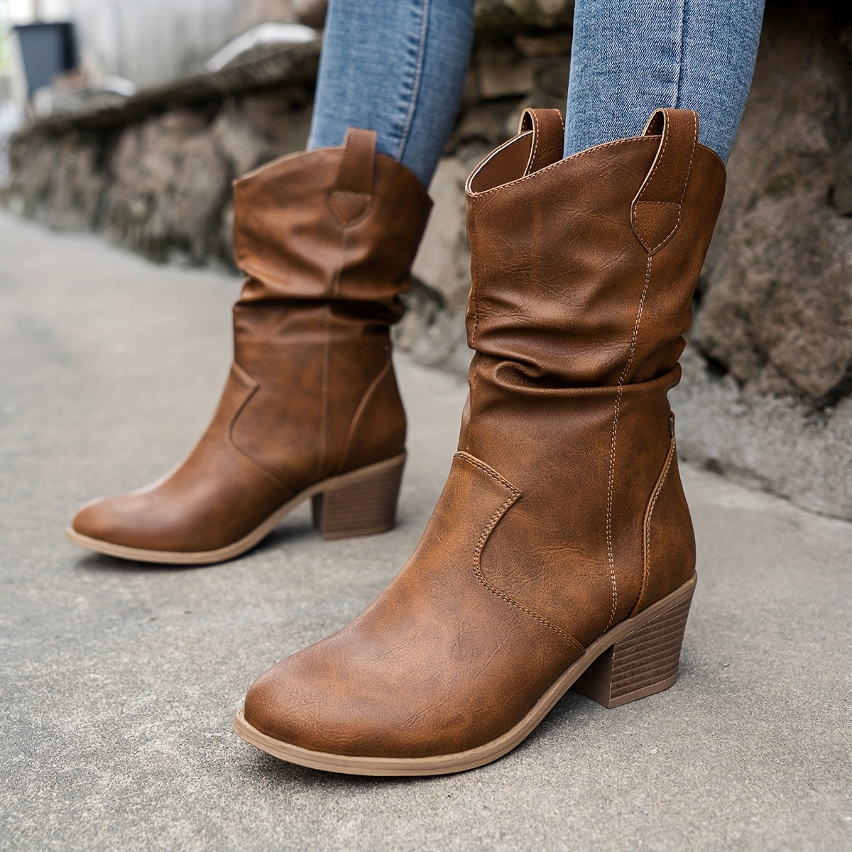 Enkellaarzen Dames | Stevige Blokhak & Stoere Western Look
