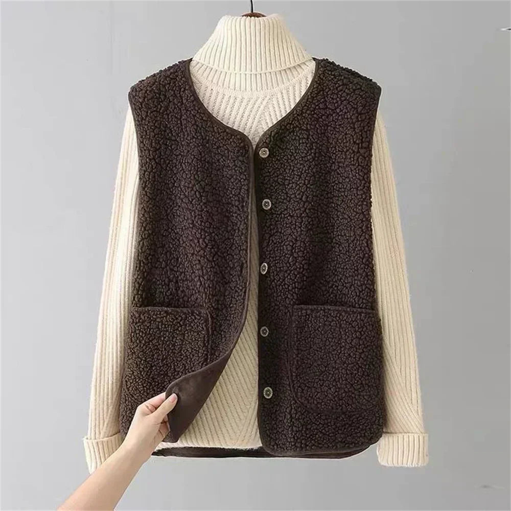 Layla - Veelzijdig Chic Wol Vest