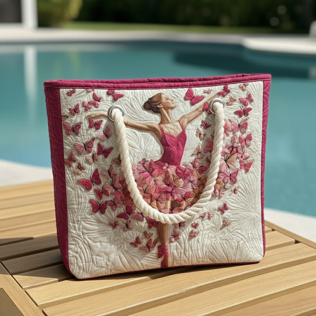 Ballerina | Gewatteerde strandtas