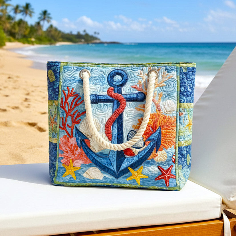 Anchor | Gewatteerde strandtas