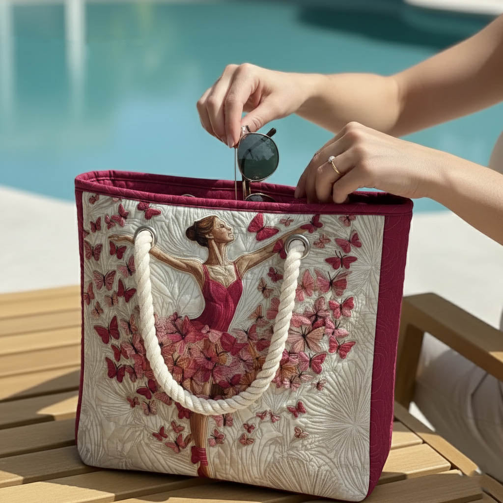 Ballerina | Gewatteerde strandtas
