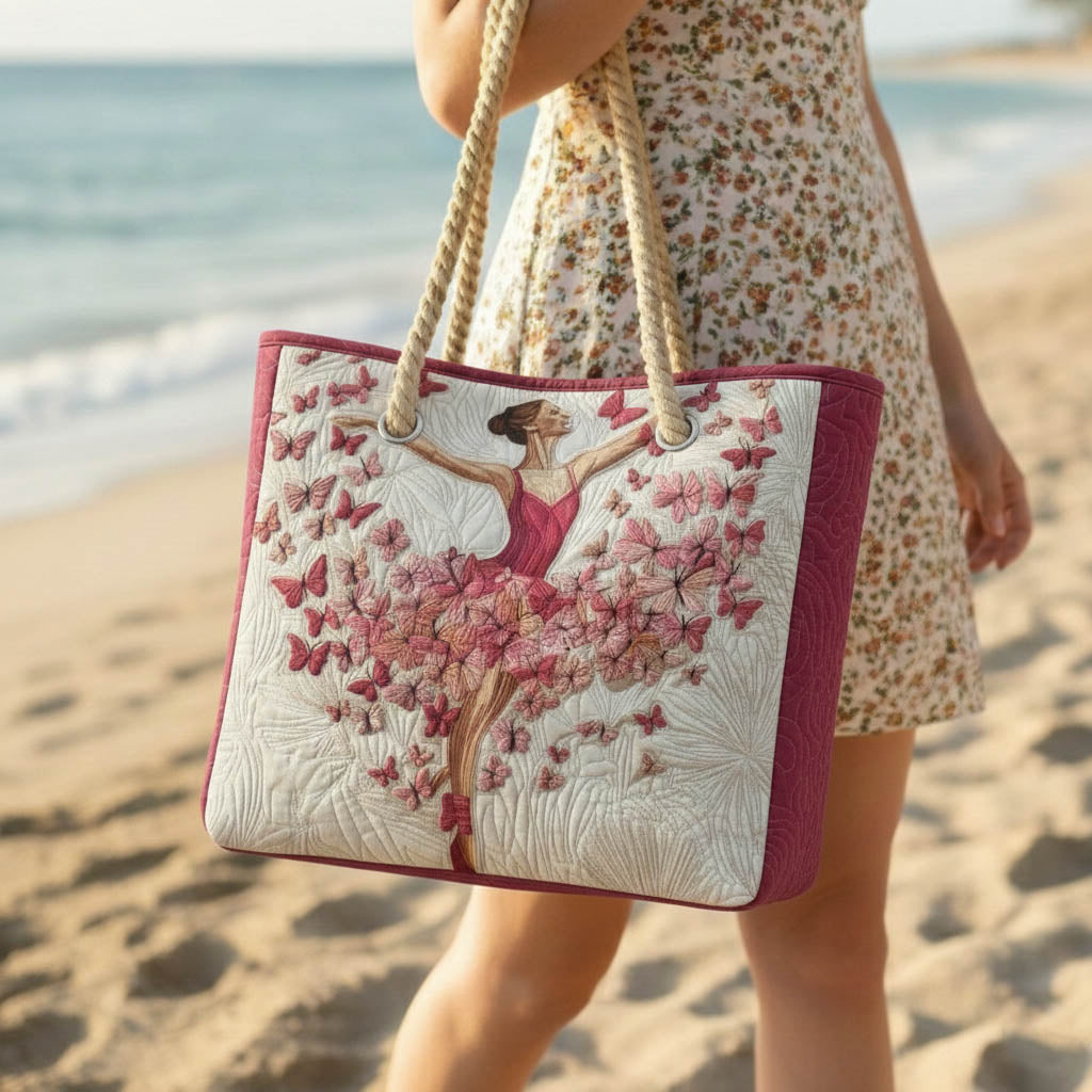 Ballerina | Gewatteerde strandtas
