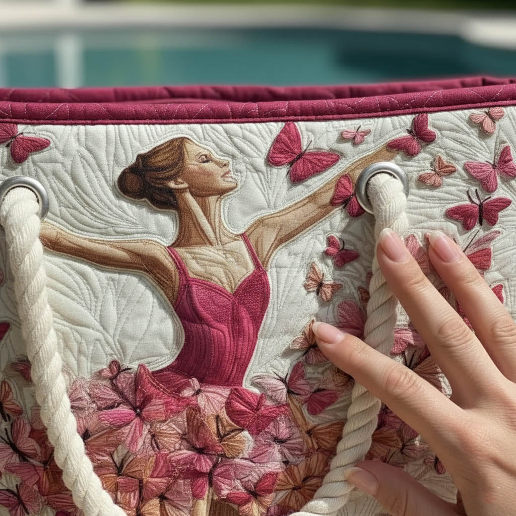 Ballerina | Gewatteerde strandtas