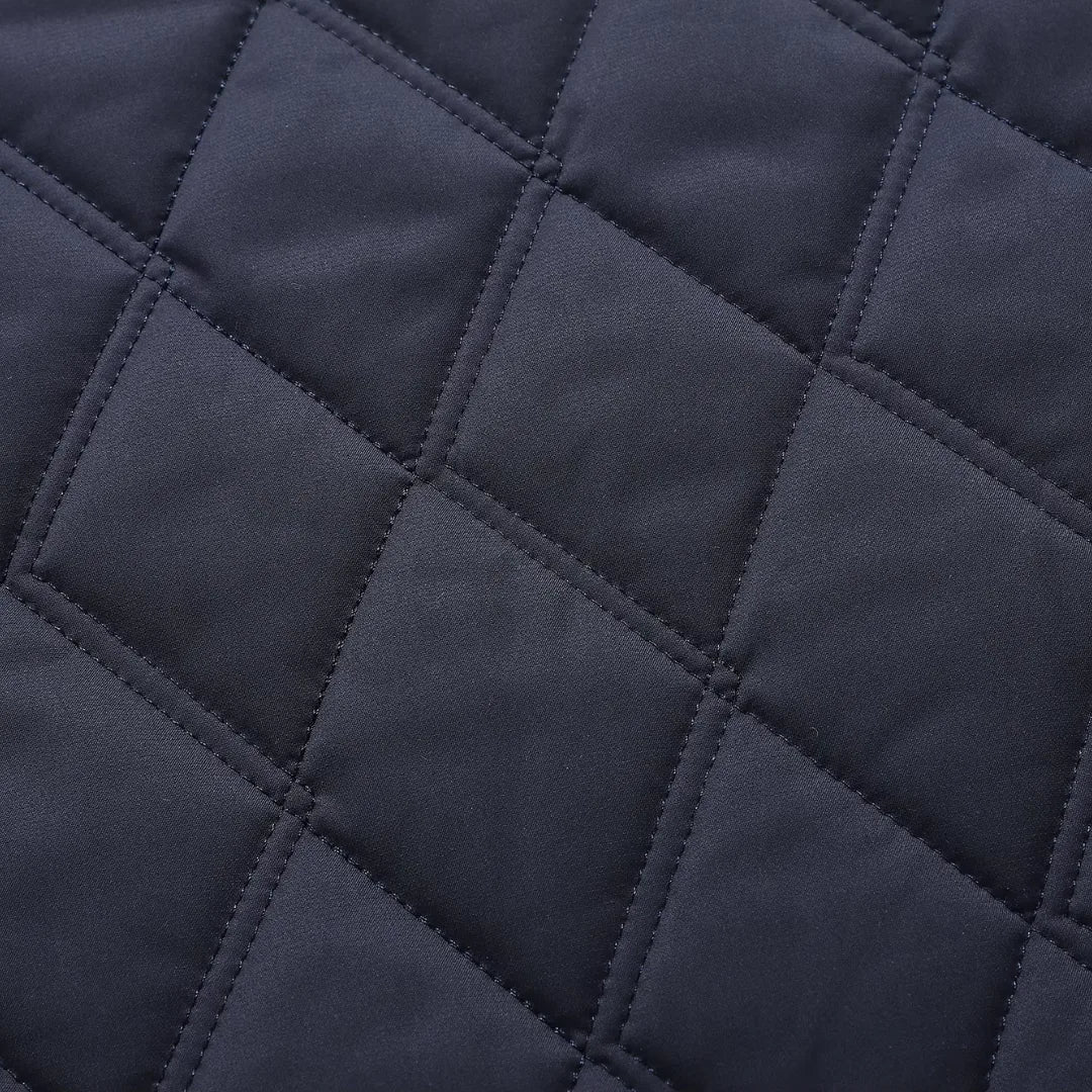 Hugo | Gequilt jas met klassieke kraag en knoopsluiting