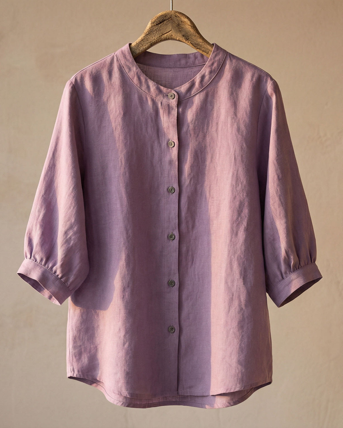 Cherie | Blouse van katoen en linnen