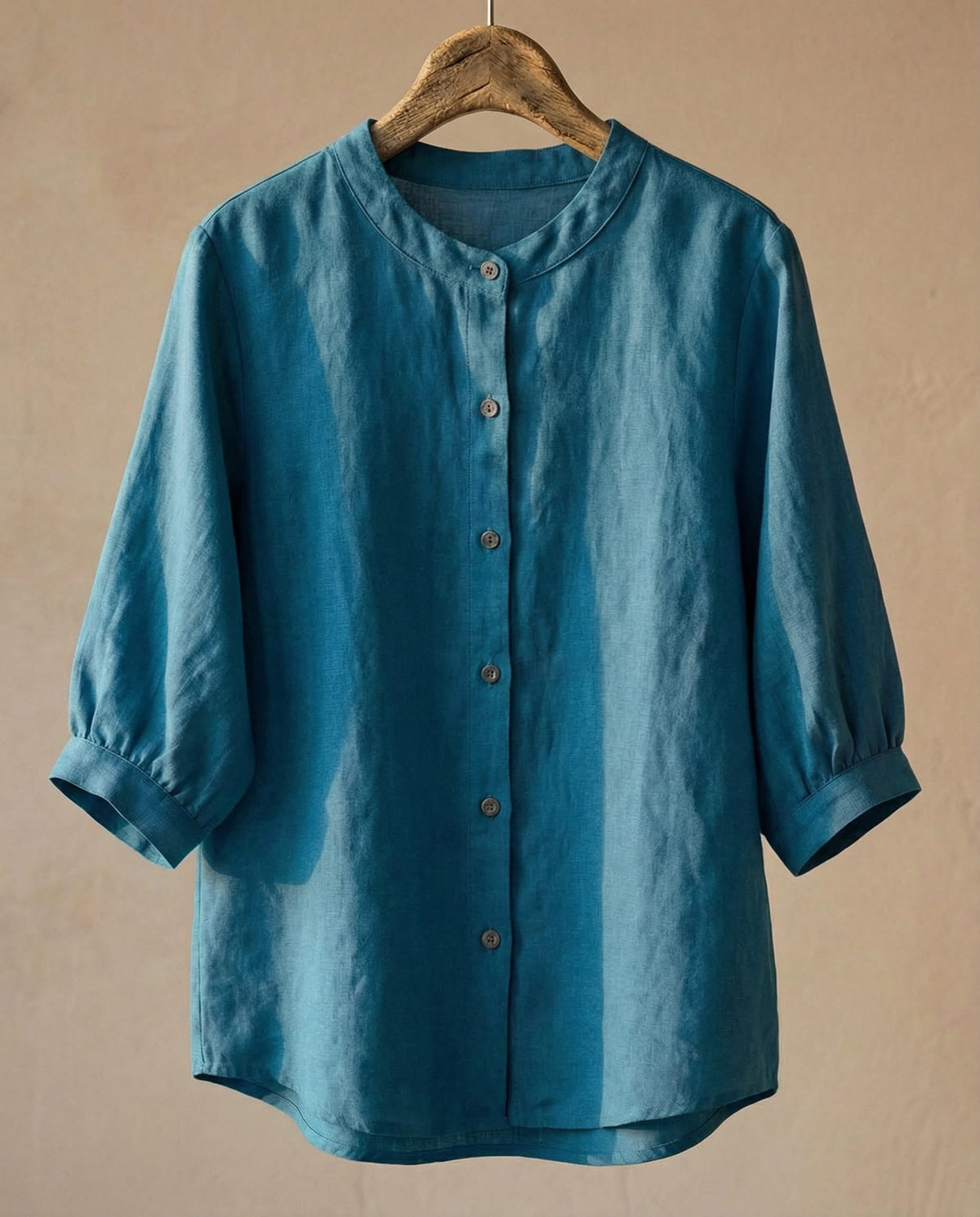 Cherie | Blouse van katoen en linnen