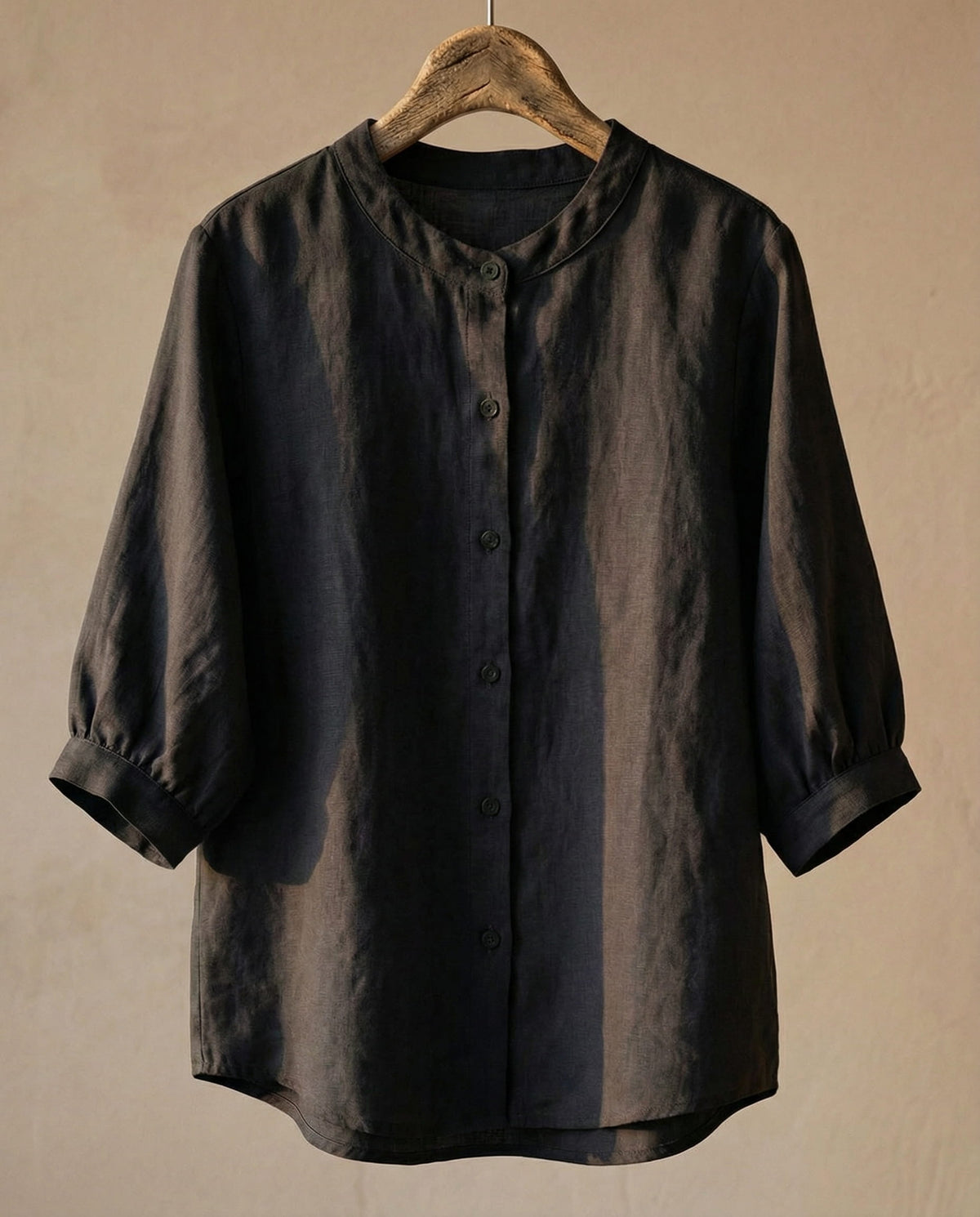 Cherie | Blouse van katoen en linnen