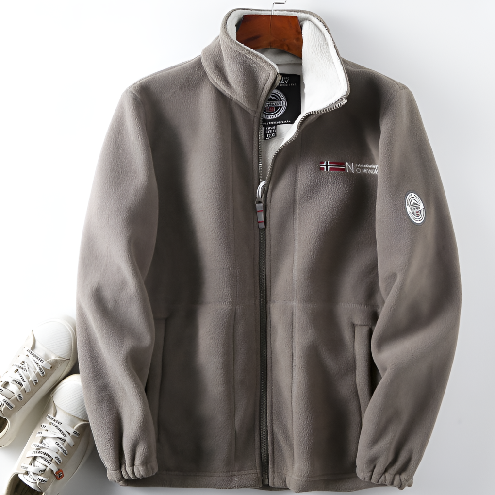 Comfortabel outdoor fleece voor heren
