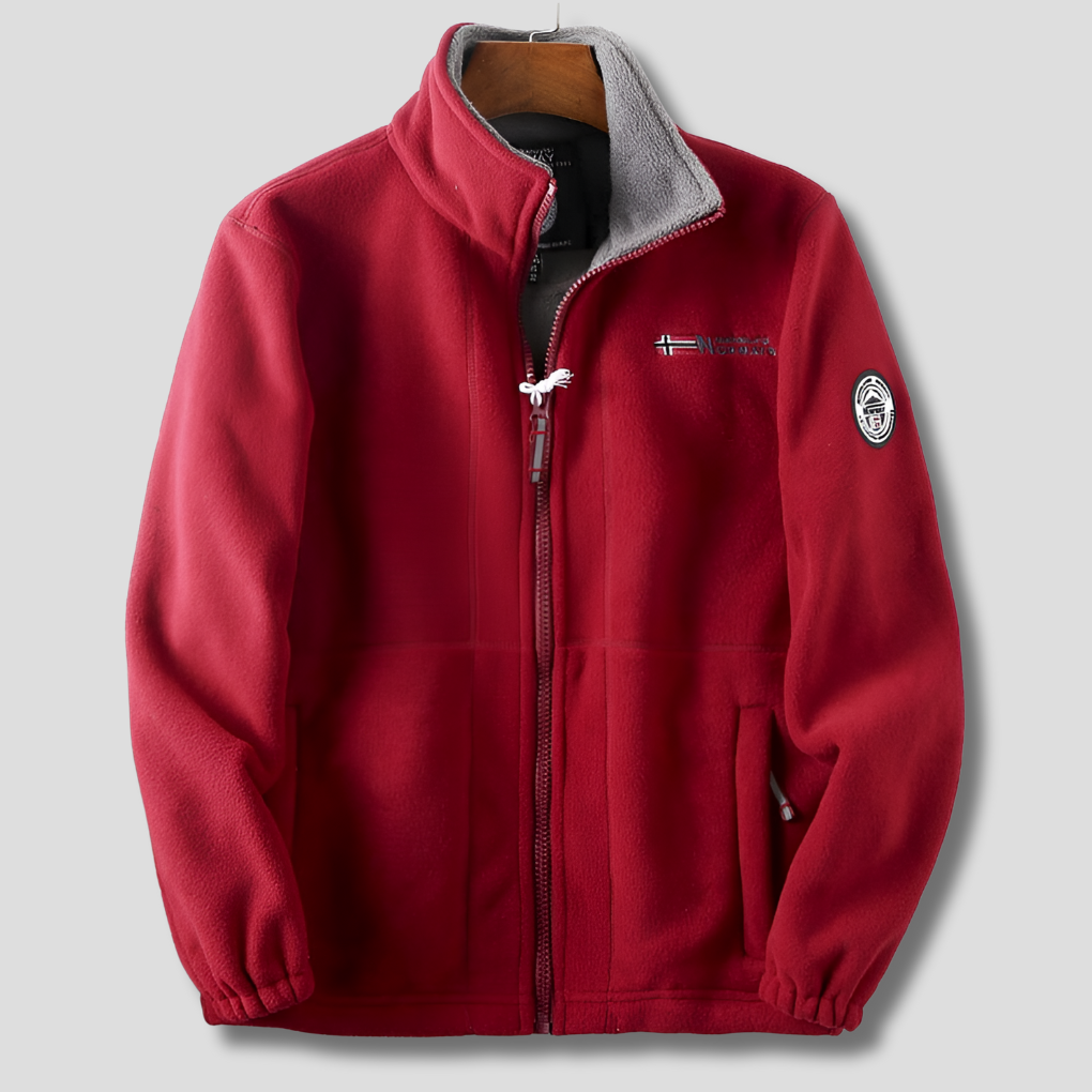 Comfortabel outdoor fleece voor heren