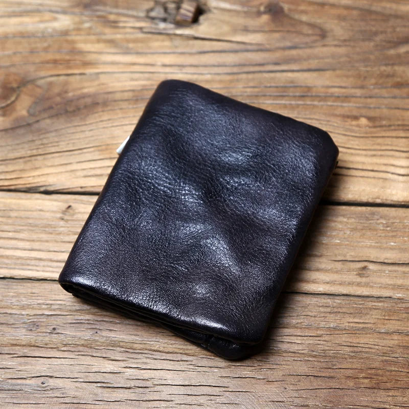 Patina Volnerf Leren Portemonnee