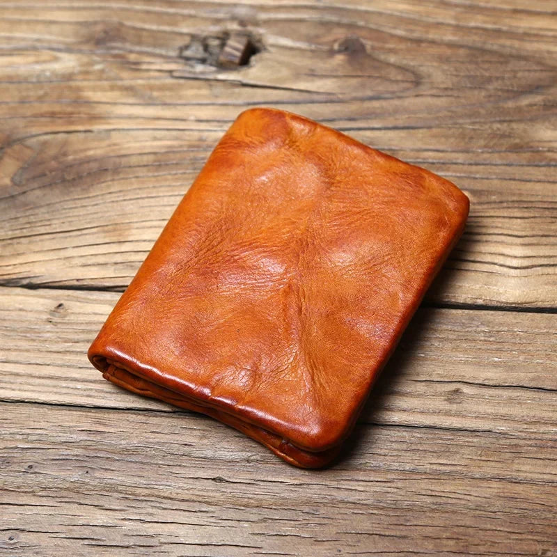 Patina Volnerf Leren Portemonnee