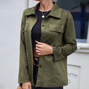Olivia - Stijlvolle Suede Damesjas Met Knopen