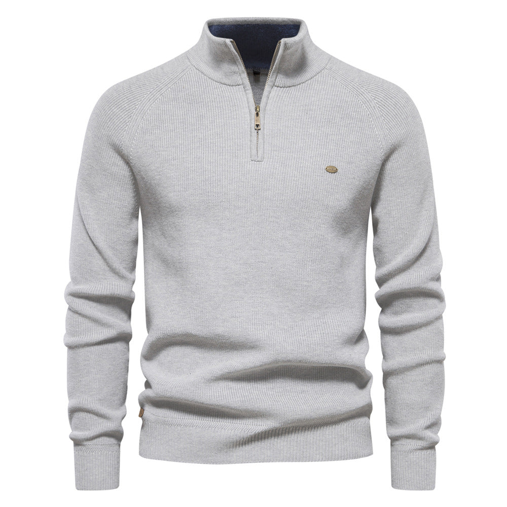 Half-Zip Trui Heren | Ademend Warm & Zacht Draaggevoel