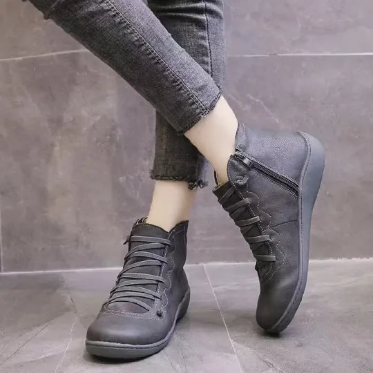Halfhoge Laarzen Dames | Handige Zijrits & Comfortabel Loopcomfort