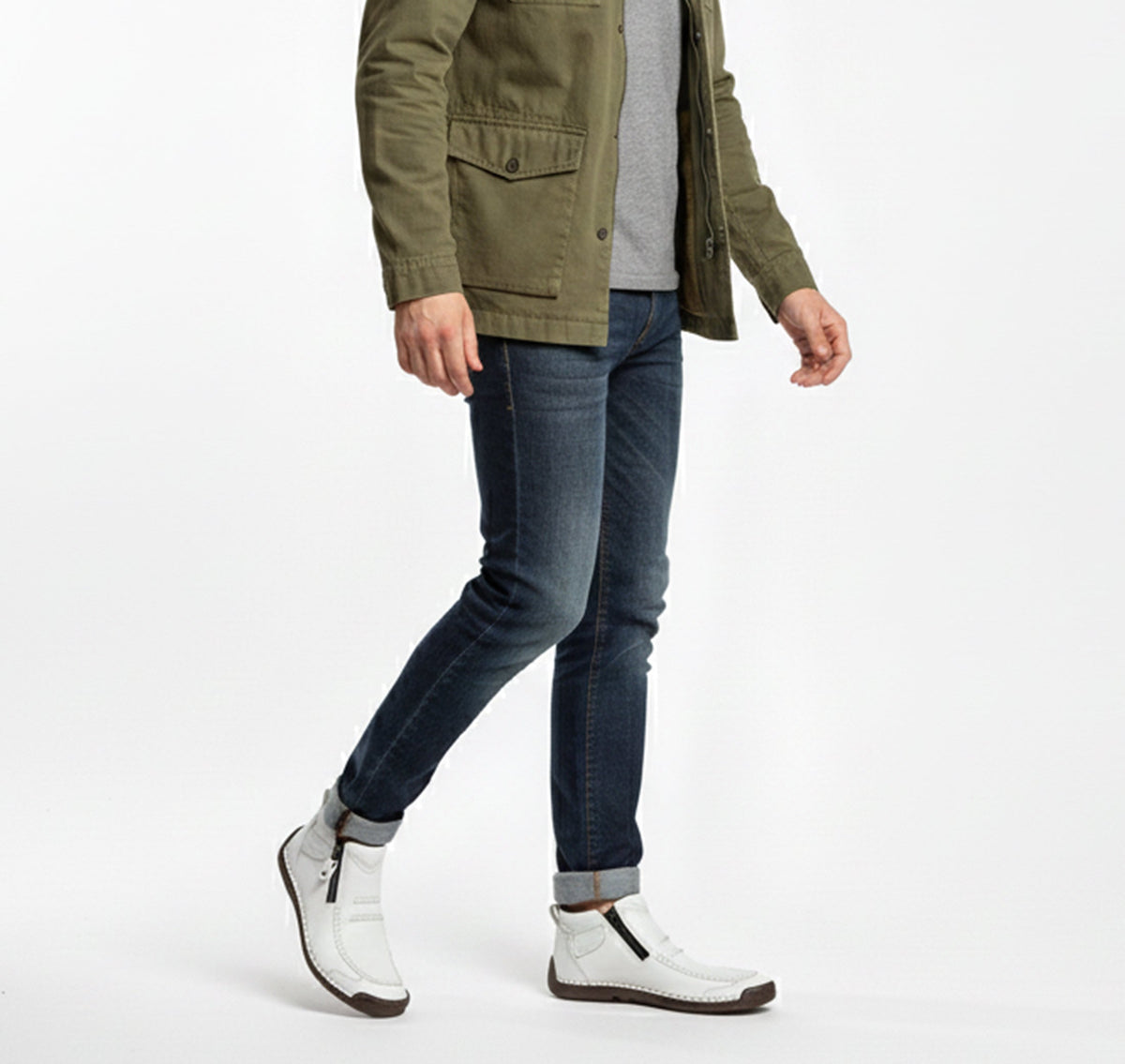 Halfhoge Laarzen Heren | Klassieke Stijl & Dagelijks Comfort