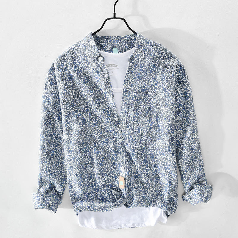 Oliver Romano Bloemen Linnen Shirt