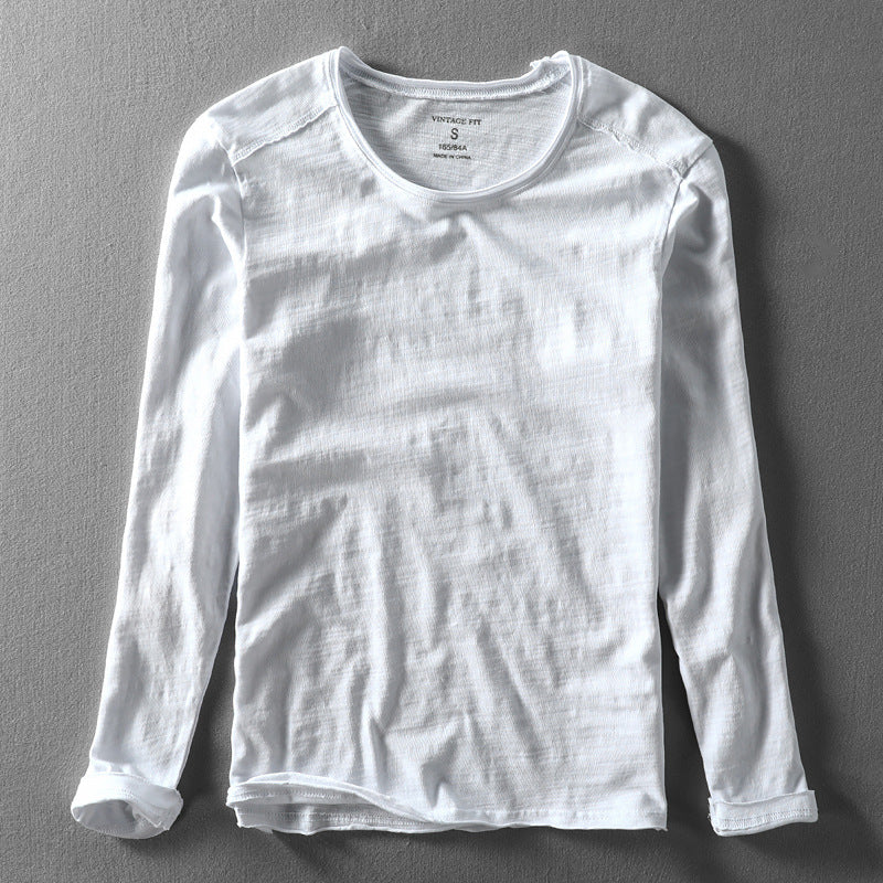 Toshiro Katoenen Langemouwen Shirt