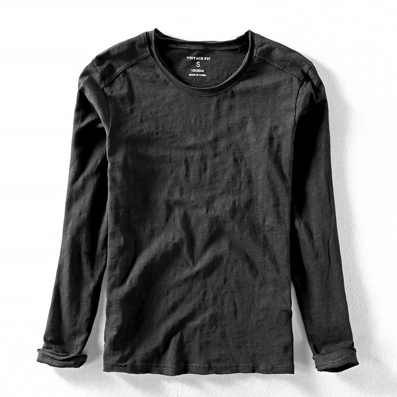 Toshiro Katoenen Langemouwen Shirt