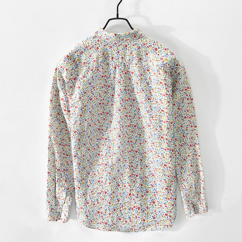Oliver Romano Bloemen Linnen Shirt