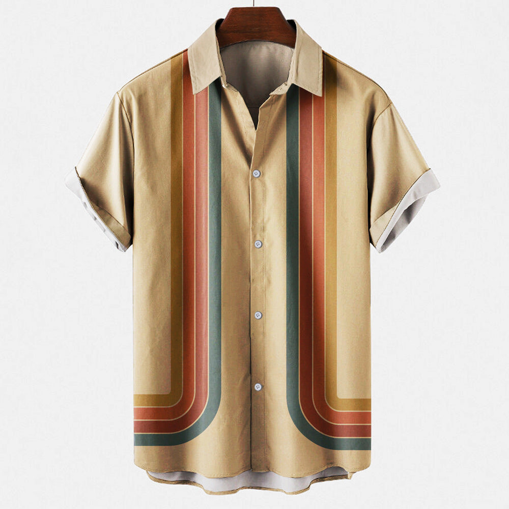 Matt Thompson Retro Strepen Shirt