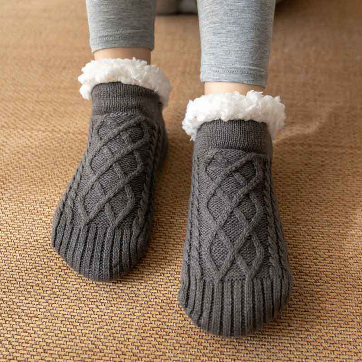 Antislip Zachte Fleece Sokken