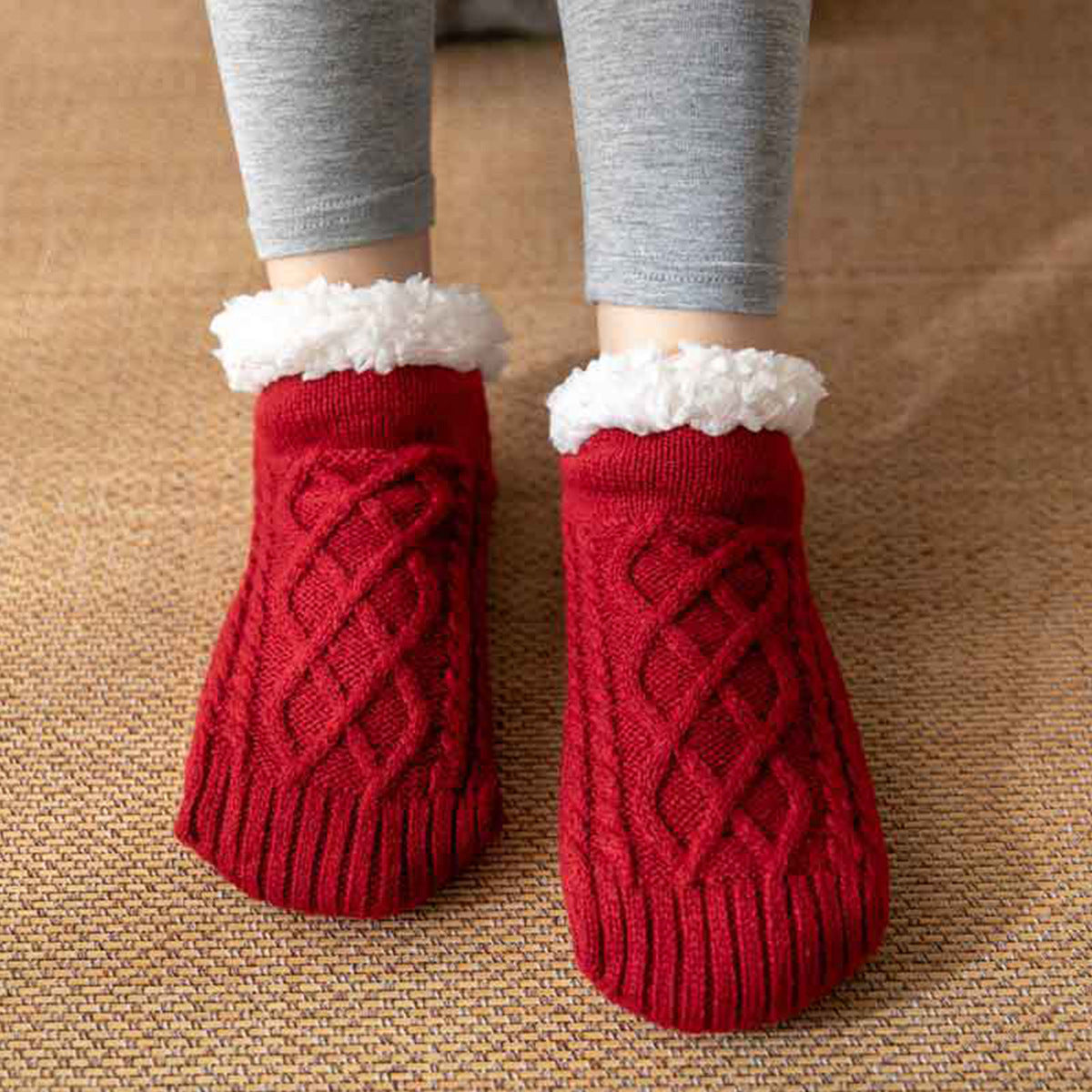 Antislip Zachte Fleece Sokken