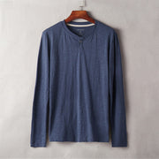 Hiro Katoenen Lange Mouwen Shirt