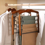 Premium Walnoot Houten Multi-Bar Hanger