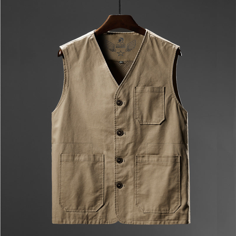 Ridley Multi-Pocket Katoenen Vest