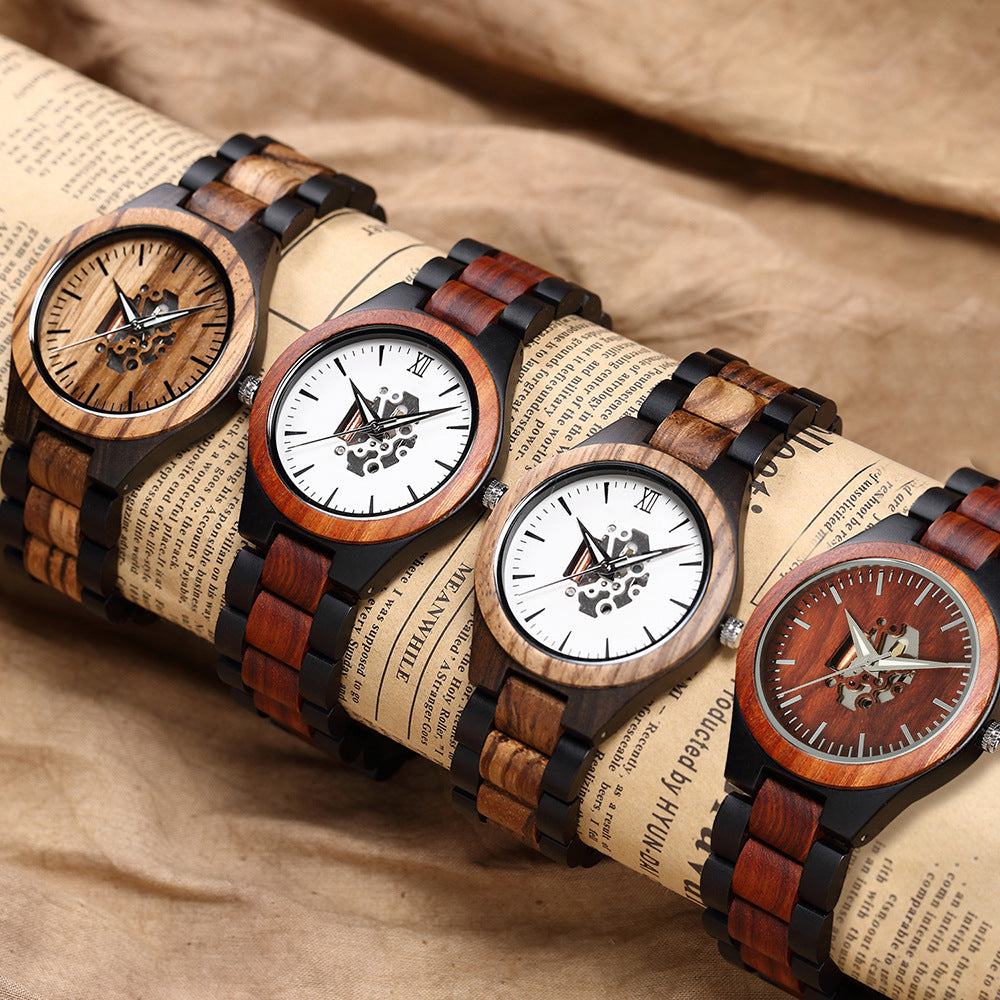 Corwin Houten Kwarts Horloge