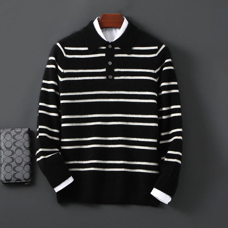 Claire Merino Wol Polo Sweater