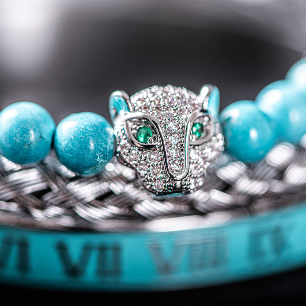 Roman Panther Drie-laags Armband Set
